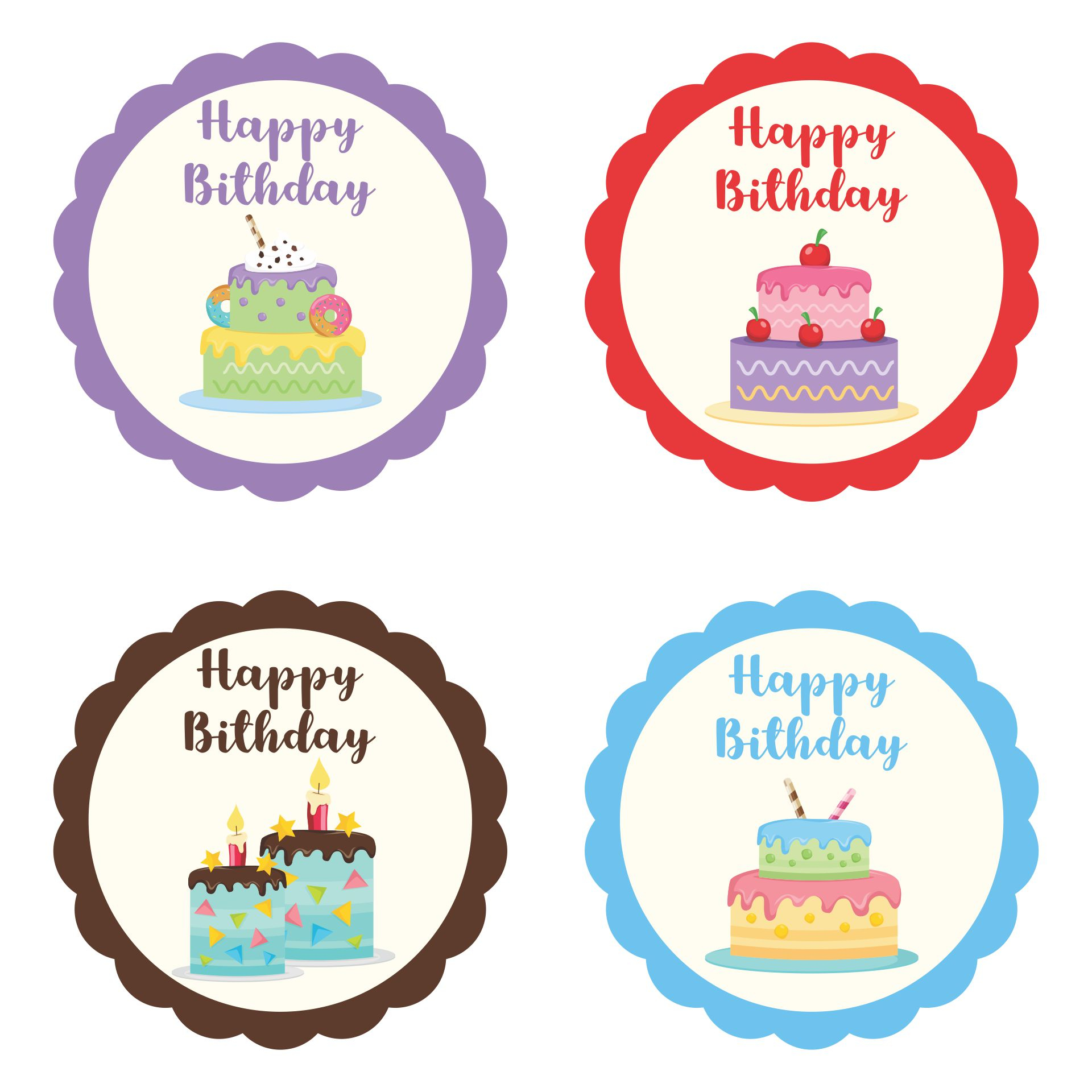 Free Printable Cake Topper Templates Printable Templates