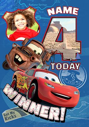 Free Printable Disney Cars Birthday Cards