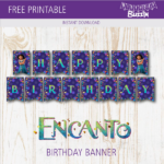 Free Printable Encanto Birthday Banner Birthday Buzzin Birthday