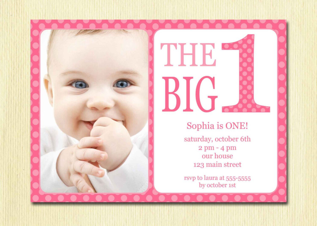 Free Printable First Birthday Invitations Bagvania FREE Printable 