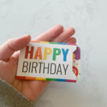 Free Printable Gift Card Holder Happy Birthday Instant Download