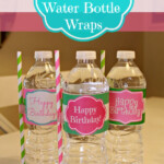 Free Printable Happy Birthday Water Bottle Label Wraps Mom 4 Real