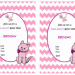 Free Printable Kitten Birthday Invitations Free Printable