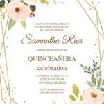 Free Printable Quinceanera Birthday Cards PRINTABLE TEMPLATES