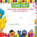 Free Printable Sesame Street Birthday Invitation Download Hundreds