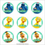 FREE PRINTABLE Sesame Street Birthday Party Kits Templates