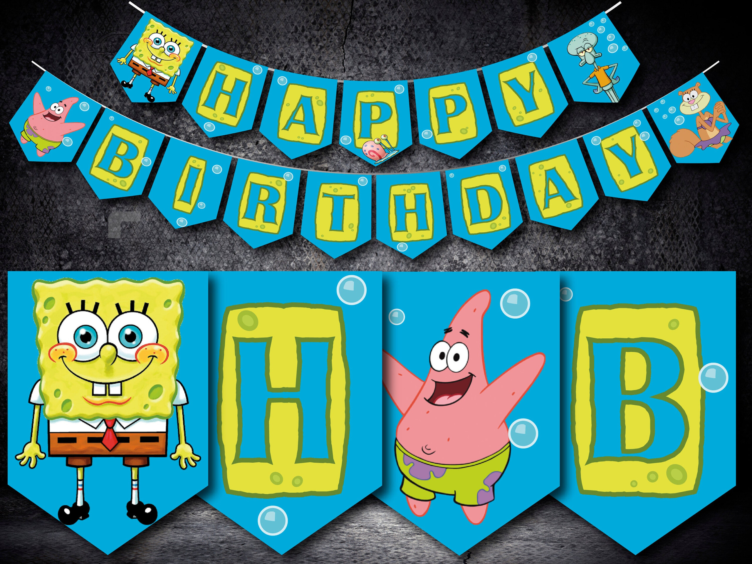 Free Printable Spongebob Birthday Banner Printables Game Of Thrones 