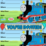 Free Printable Thomas The Train Birthday Invitations Template