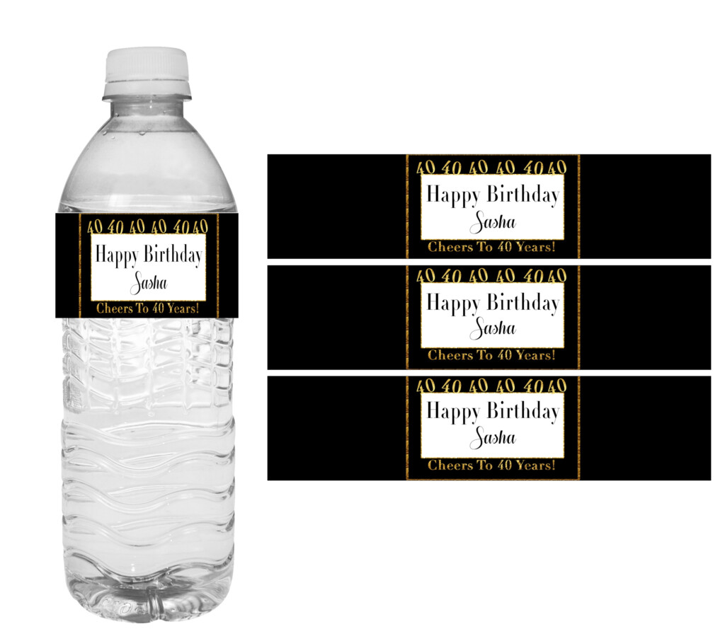 Free Printable Water Bottle Labels For Birthday Free Printable