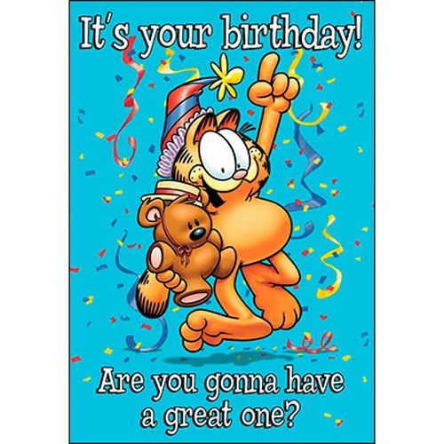 Garfield Birthday Cards Printable CARDSXJ