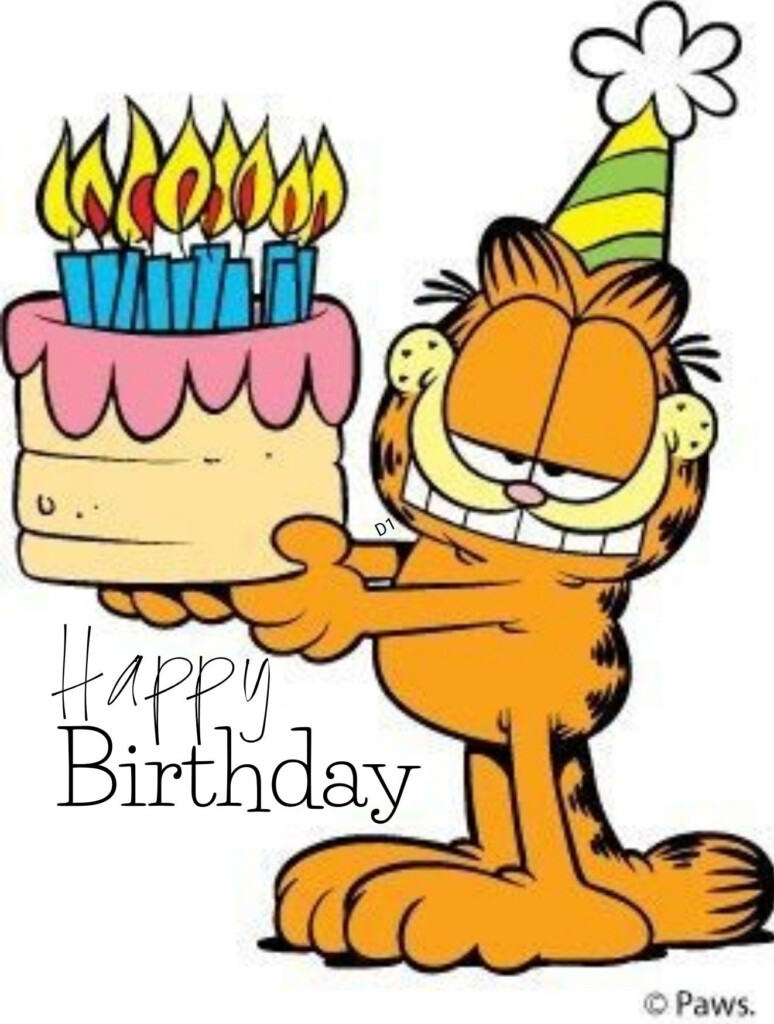 Garfield Birthday Cards Printable Printable Templates Free