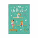 Gymnastics Birthday Card A2Z Science Learning Toy Store