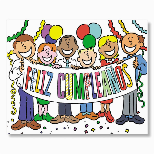 Happy Birthday Card In Spanish To Print BirthdayBuzz