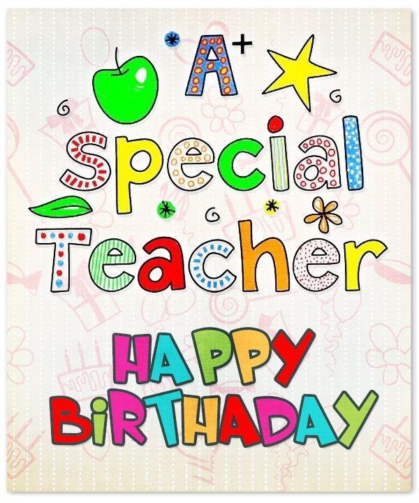 Happy Birthday Teacher Birthday Cards Images Wishes And Greetings 