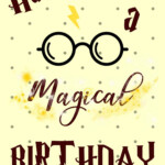 Harry Potter Birthday Card Printable Cards Info