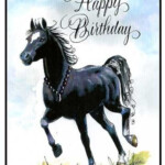 Horse Birthday Cards Free Printable