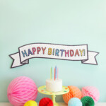 Ideas For Printable And Rainbow Birthday Banners Tell Love And Party