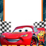 Lightning McQueen Invitation Template Free Car Birthday Party