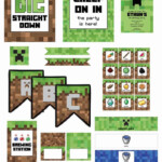 Minecraft Birthday Party with Free Printables Elva M Design Studio