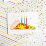 Pizza Printable Birthday Card Design Eat Repeat