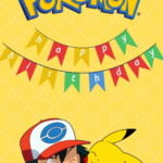 Pokemon Birthday Card Printable Customize And Print