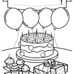 Printable Birthday Cards For Coloring