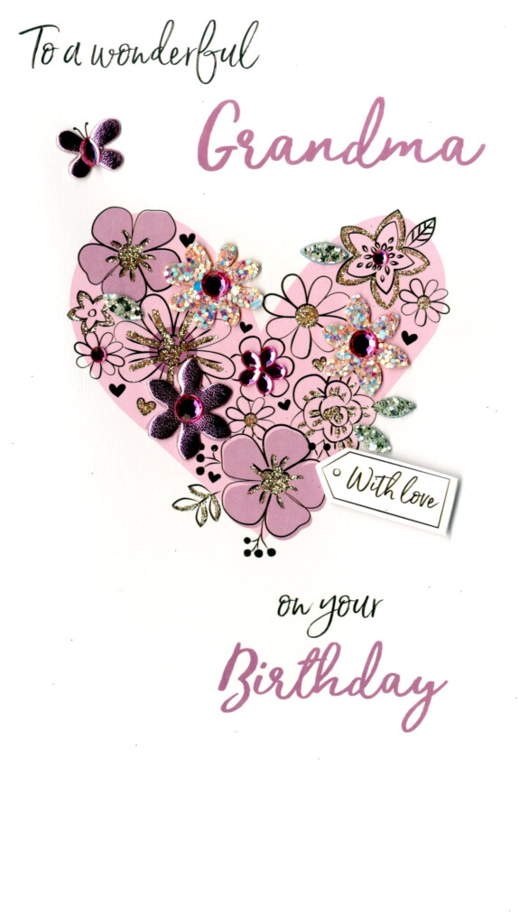 Printable Birthday Cards For Grandma Customize And Print