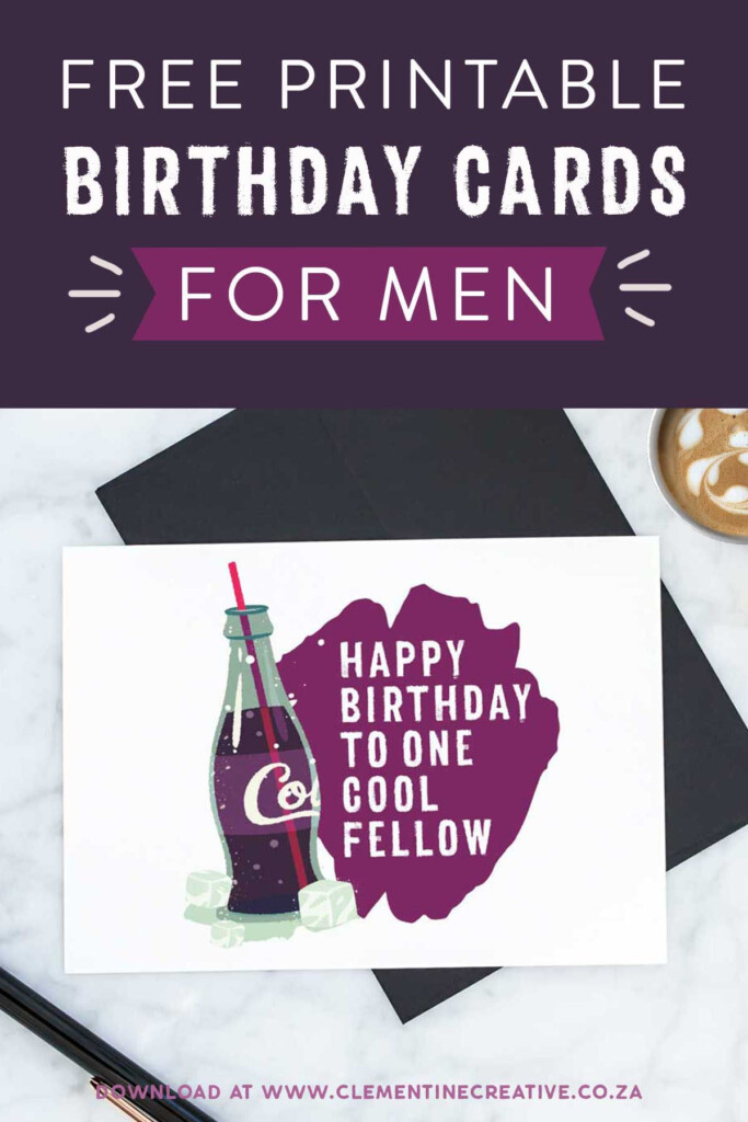 Printable Birthday Cards For Him Customize And Print