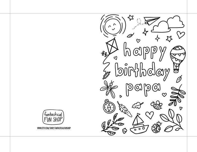 Printable Birthday Cards For Papa Get What You Need For Free