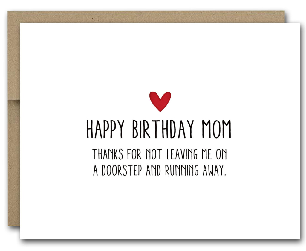 PRINTABLE Funny Mom Birthday Card Funny Mom Card Happy Etsy