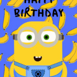 Printable Minions Birthday Cards PRINTBIRTHDAY CARDS