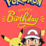 Printable Pokemon Birthday Cards PRINTBIRTHDAY CARDS