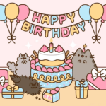 Pusheen Cat Birthday Wallpapers Wallpaper Cave