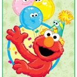 quot Elmo Says Happy Birthday quot Birthday Printable Card Blue Mountain ECards