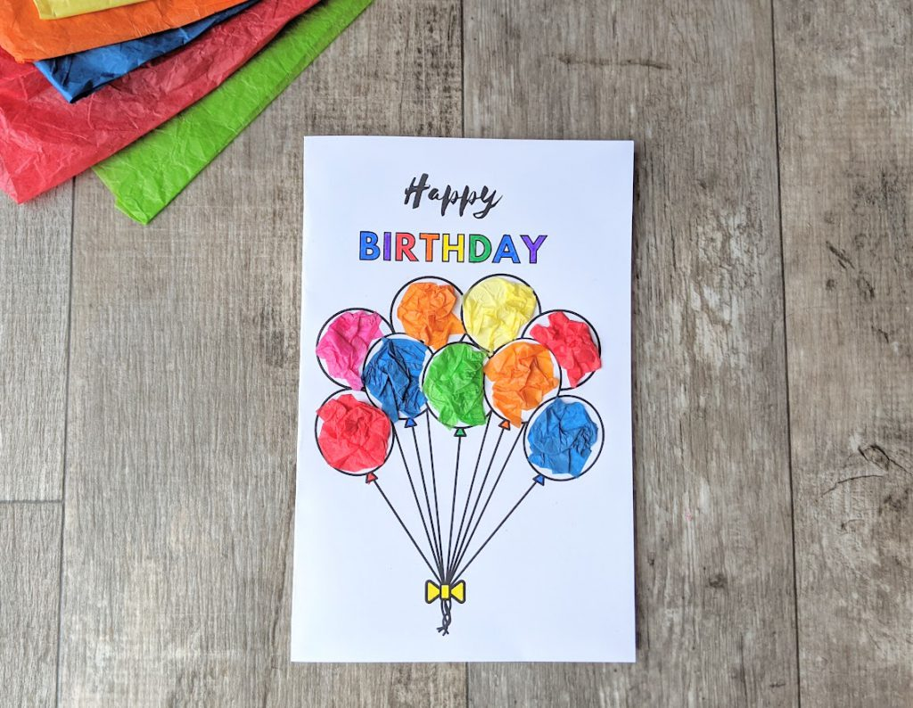 Simple Birthday Card For Kids To Make Free Printable Go Places With Kids