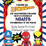 Superhero Invitation Template Free Fresh Calling All Superheroes