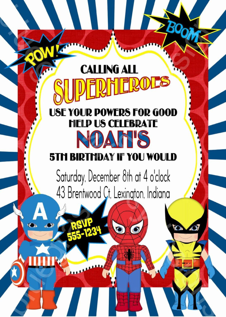 Superhero Invitation Template Free Fresh Calling All Superheroes 