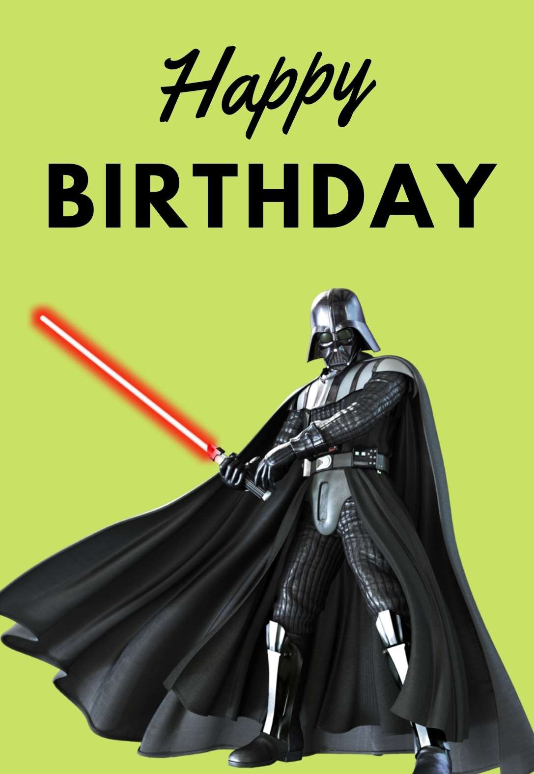 The Best Star Wars Printable Birthday Cards free PRINTBIRTHDAY CARDS