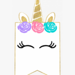 Unicorn Birthday Banner Printable HD Png Download Kindpng