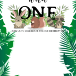 Wild One Invitation Templates Editable With MS Word Download